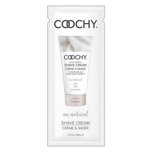 Coochy Shave Cream-Au Natural 15ml Foil Coochy Shave Cream-Au Natural 15ml Foil - UABDSM