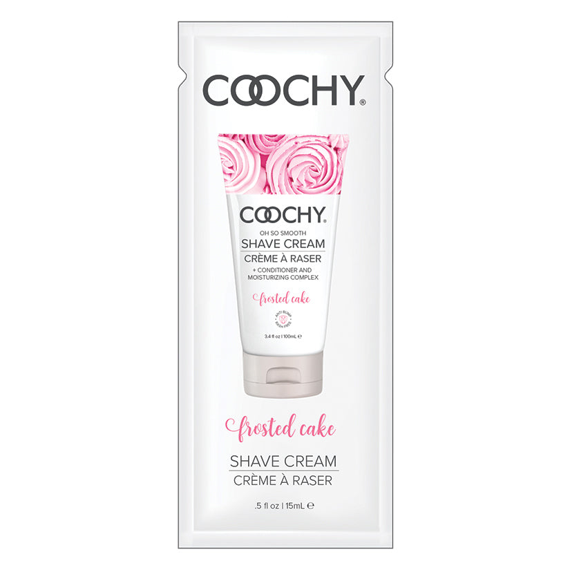 Coochy Shave Cream-Frosted Cake 15ml Foil - UABDSM