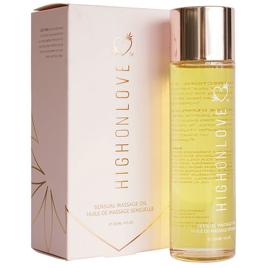 HighOnLove Massage Oil-Strawberries 4oz HighOnLove Massage Oil-Strawberries 4oz - UABDSM
