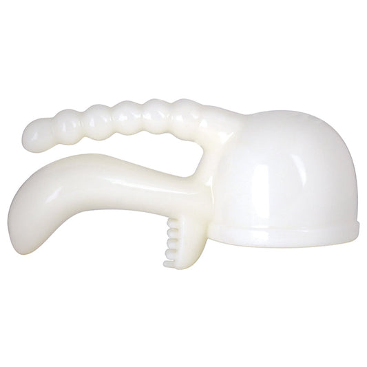 Magic Wand Triple Teasing Attachment-White Magic Wand Triple Teasing Attachment-White - UABDSM