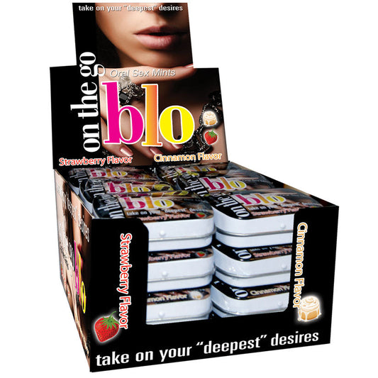 On The Go Blo Mints-Assorted Display of 24 Tins On The Go Blo Mints-Assorted Display of 24 Tins - UABDSM