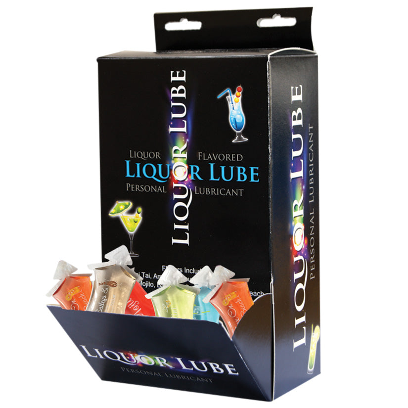 Liquor Lube 7 Assorted Flavors 50 Pcs Display - UABDSM