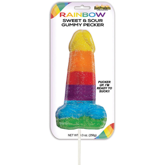 Rainbow Sweet & Sour Gummy Pecker Rainbow Sweet & Sour Gummy Pecker - UABDSM