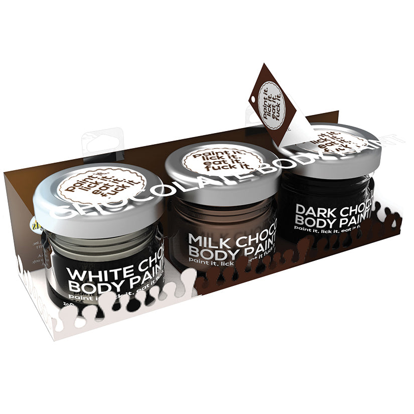 Chocolate Lovers Erotic Body Paints-Assorted (3 Pack) - UABDSM