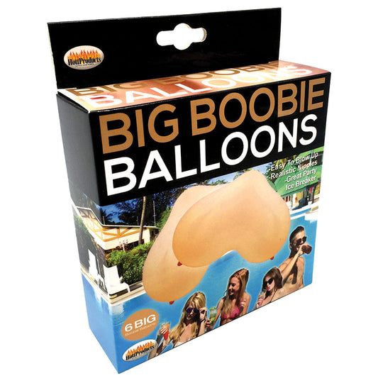 Big Boobie Balloons - 6 Pcs. Big Boobie Balloons - 6 Pcs. - UABDSM