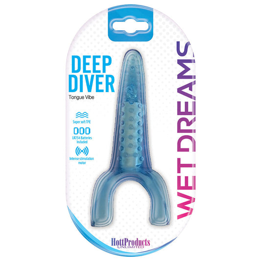 Deep Diver Tongue Vibe - Blue Deep Diver Tongue Vibe - Blue - UABDSM