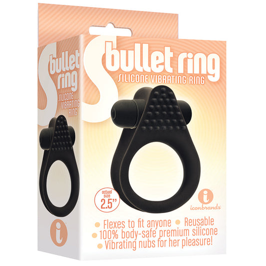The 9s S - Bullet Ring - Black The 9s S - Bullet Ring - Black - UABDSM