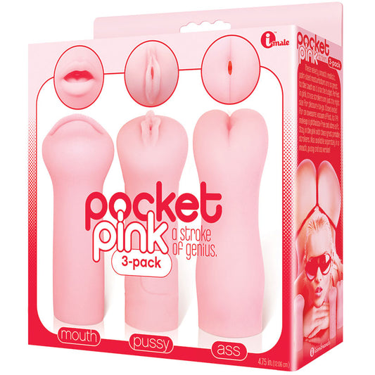 Pockey Pink Masturbator Trio Ass Mouth and Pussy Pockey Pink Masturbator Trio Ass Mouth and Pussy - UABDSM