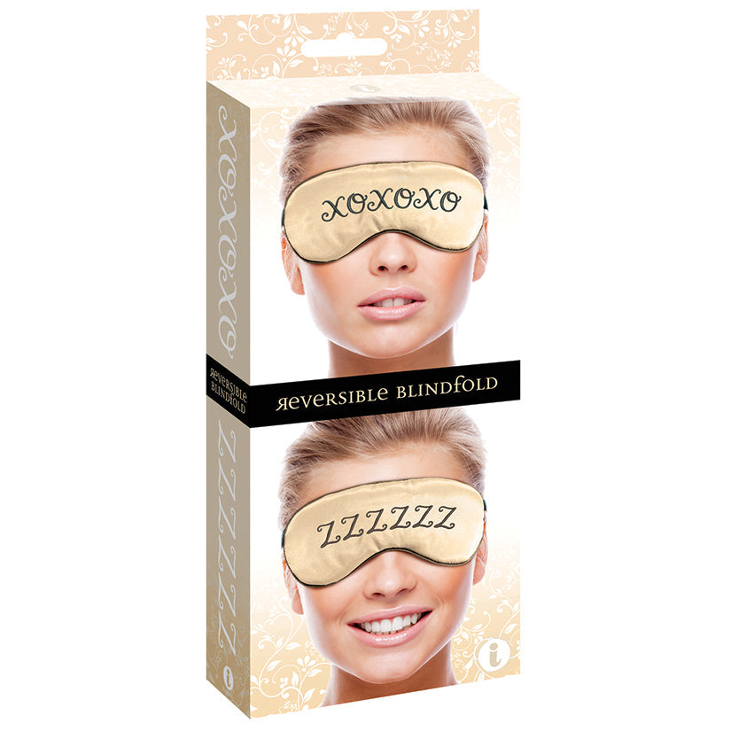 The 9s XOXO/ZZZ Satin Blindfold - UABDSM