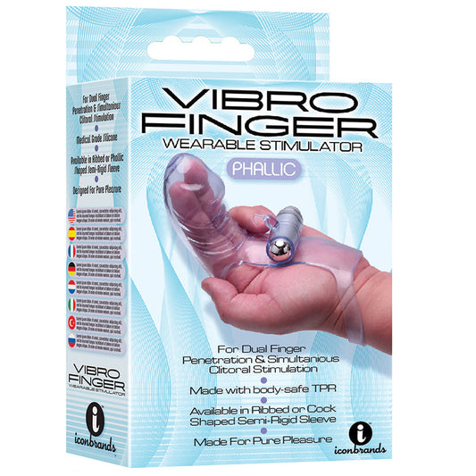 The 9s VibroFinger Massager-Purple The 9s VibroFinger Massager-Purple - UABDSM