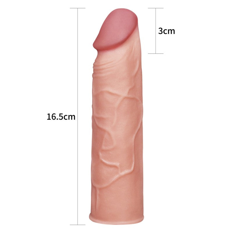 Super Realistic Pleasure X Tender Penis Sleeve - UABDSM