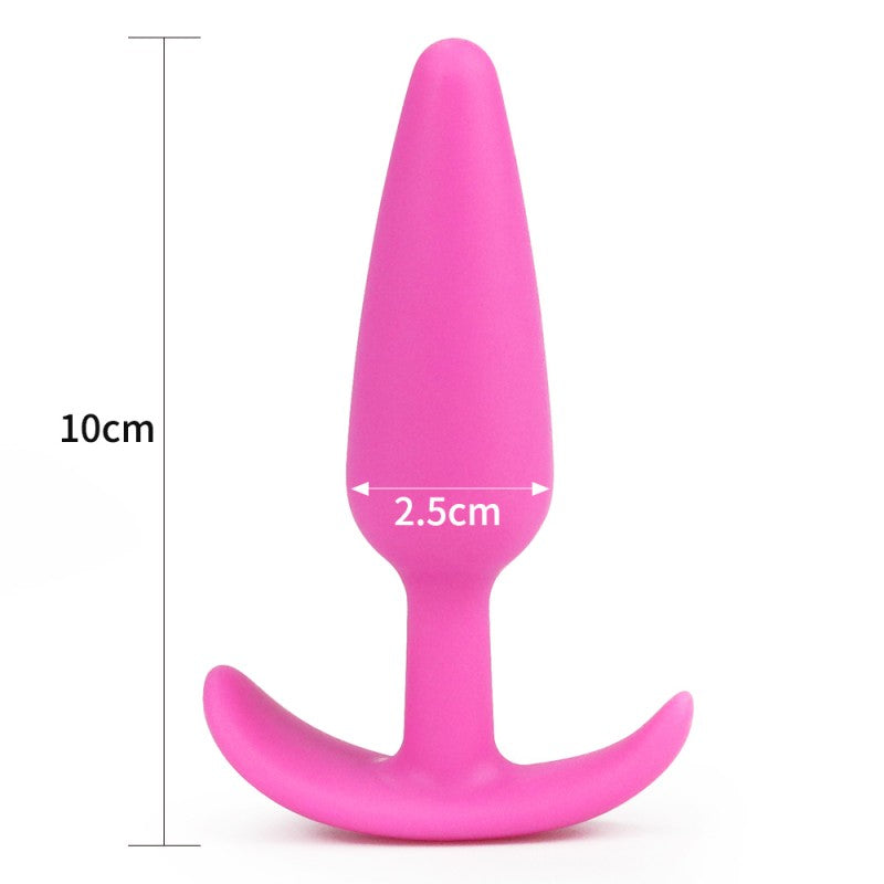 Butt Plug Pink With Handle Lure Me Classic Anal Plug Small - UABDSM