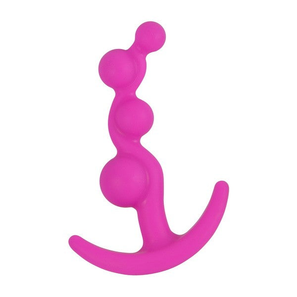 Silicone Butt Plug Pink With Balls Lure Me - UABDSM