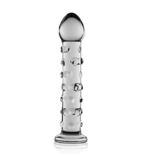Transparent Glass Dildo With Pimples Glass Romance Transparent Glass Dildo With Pimples Glass Romance - UABDSM