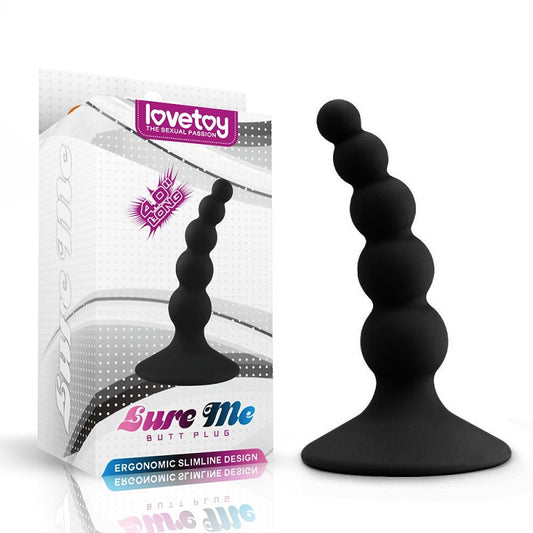 Anal Toy Black Lure Me Beaded Anal Plug Anal Toy Black Lure Me Beaded Anal Plug - UABDSM