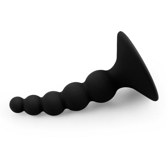 Anal Toy Black Lure Me Beaded Anal Plug - UABDSM