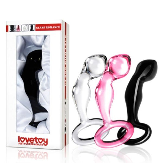 Glass Anal Stimulator Pink Glass Romance - UABDSM