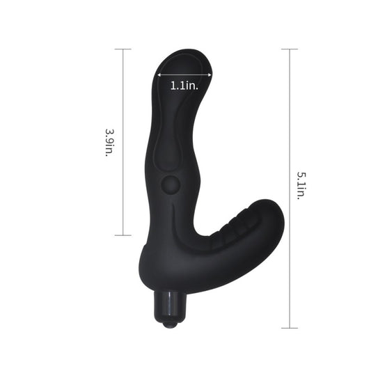 Anal Stimulator With Vibration Anal Indulgence Collection P Spot Teaser - UABDSM