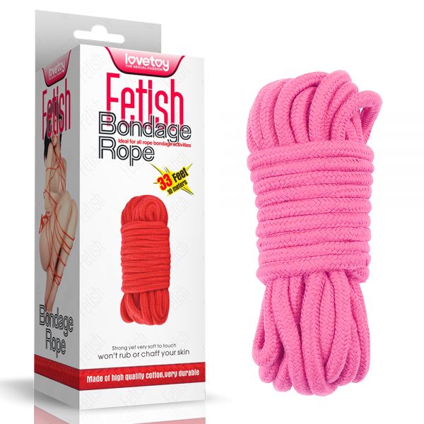 Red Soft Rope for Bondage/Restraint/Japanese Shibari/BDSM/Adult