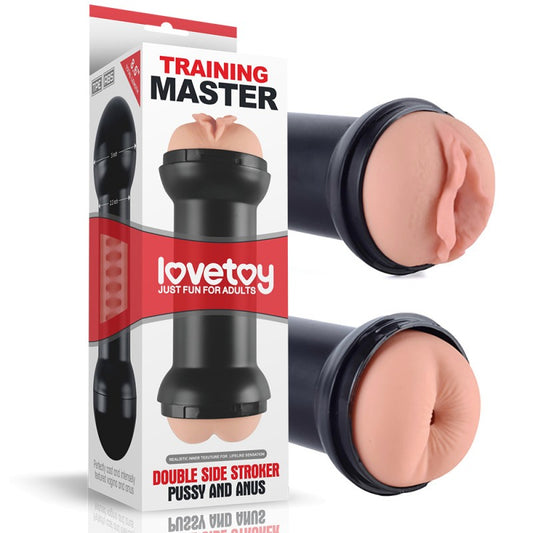 Double Musturbator For Men Traning Master Double Side Stroker-Pussy And Anus Double Musturbator For Men Traning Master Double Side Stroker-Pussy And Anus - UABDSM