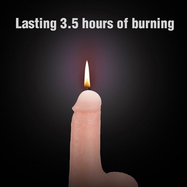 Candle For Sexual Games Flesh In The Form Of A Penis Bondage Fetish Candles - UABDSM