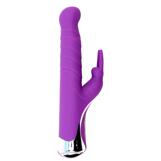 Multi Speed Vibrator Purple Ripple Rabbit Melody Woq - UABDSM