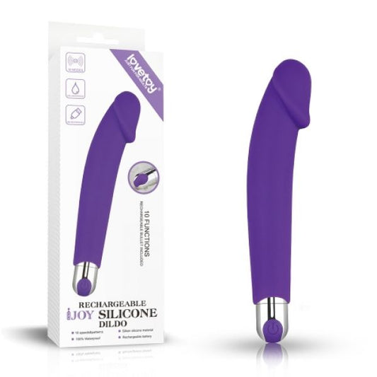 Vibrator Purple Rechargeable IJOY Silicone Dildo Vibrator Purple Rechargeable IJOY Silicone Dildo - UABDSM