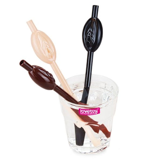 Cocktail Tubes In The Shape Of Labia Original Pussy Straws 9pcs Cocktail Tubes In The Shape Of Labia Original Pussy Straws 9pcs - UABDSM