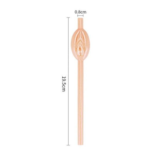 Cocktail Tubes In The Shape Of Labia Original Pussy Straws 9pcs - UABDSM