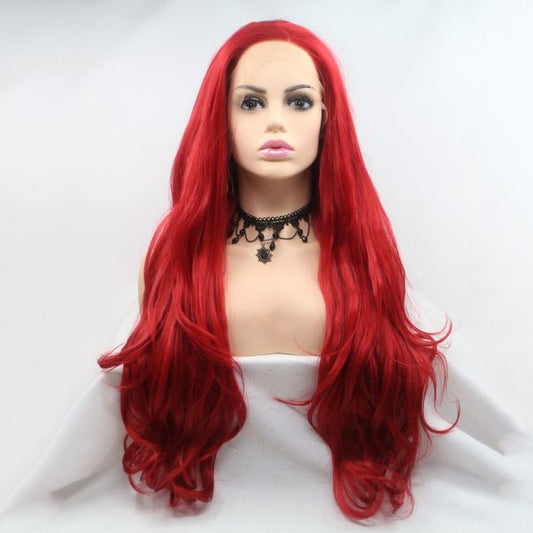 Wig ZADIRA Red Female Long Wavy Wig ZADIRA Red Female Long Wavy - UABDSM