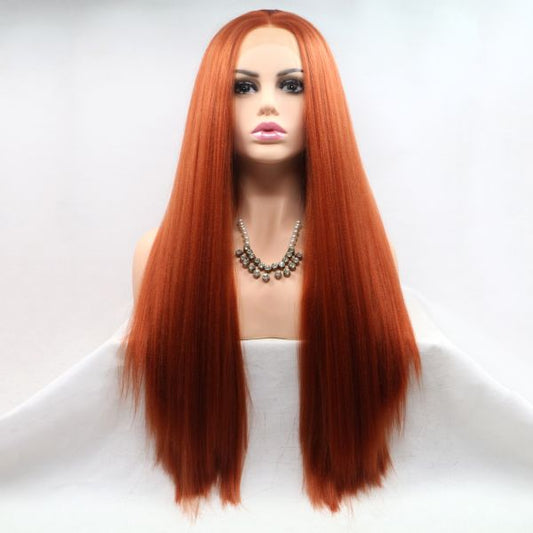 Wig ZADIRA Red Female Long Straight Wig ZADIRA Red Female Long Straight - UABDSM