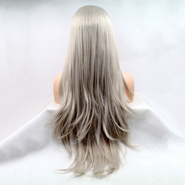 Wig ZADIRA Platinum Blond Female Long Straight - UABDSM