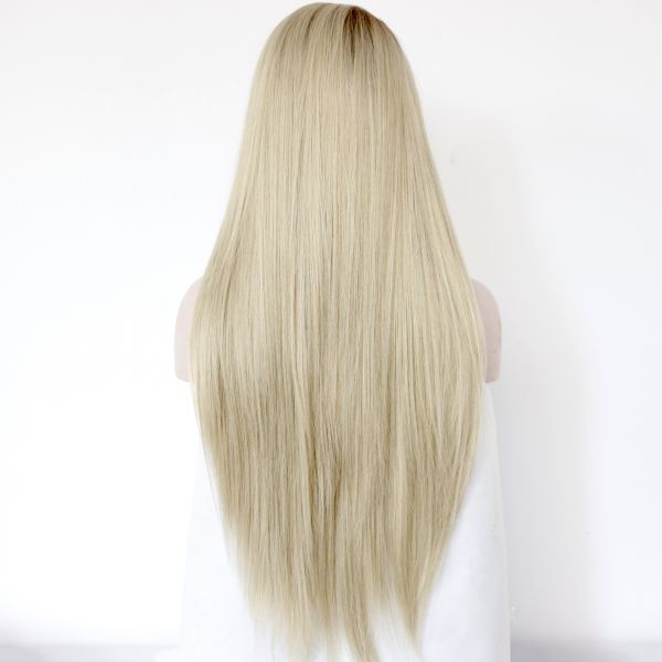 Wig ZADIRA Honey Blonde Long Straight On A Mesh - UABDSM