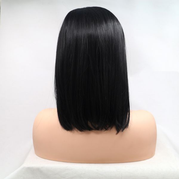 Wig ZADIRA Square Black Female Short Asymmetric - UABDSM