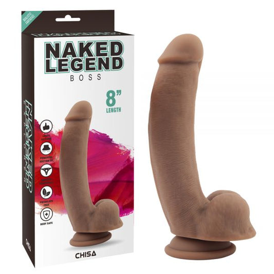 Naked Legend Boss Dildo Brown Naked Legend Boss Dildo Brown - UABDSM