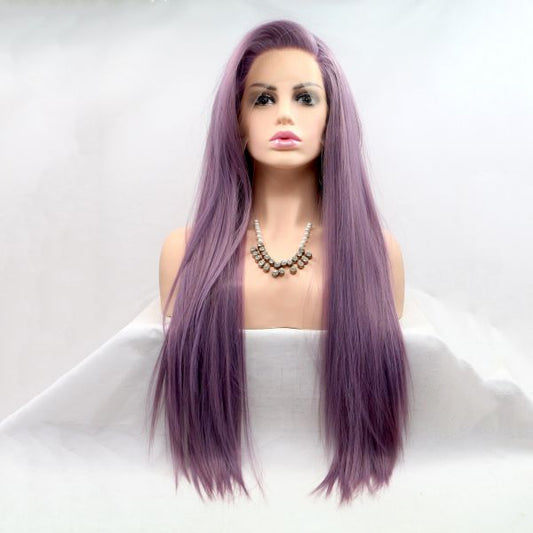 Wig ZADIRA Purple Female Long Straight Wig ZADIRA Purple Female Long Straight - UABDSM