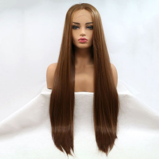 Wig ZADIRA Caramel Brown Female Long Straight Wig ZADIRA Caramel Brown Female Long Straight - UABDSM