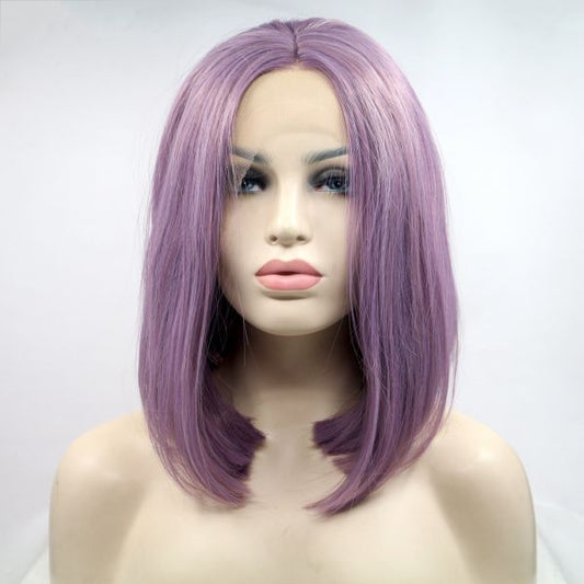 Wig ZADIRA Square Purple Female Short Straight Wig ZADIRA Square Purple Female Short Straight - UABDSM