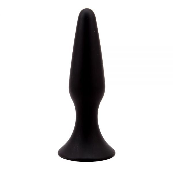 Silicone Plug Large Black Butt Plug - UABDSM