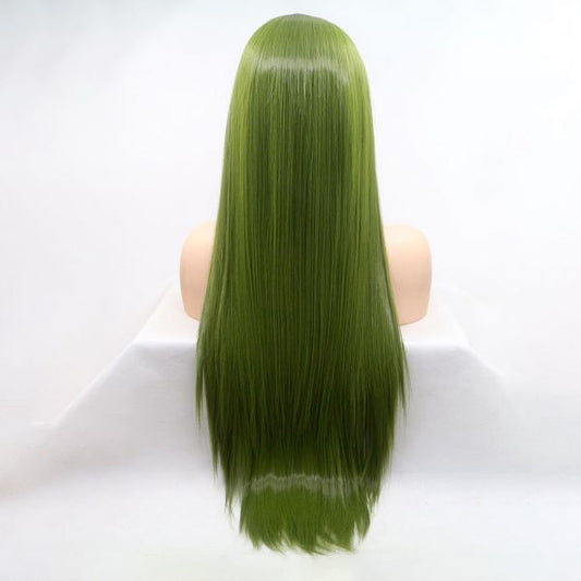 Wig ZADIRA Green Female Long Straight - UABDSM