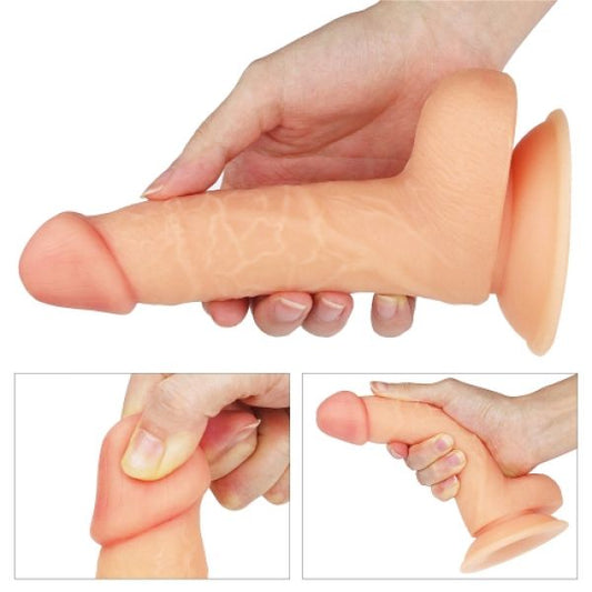 Realistic Suction Cup Dildo The Ultra Soft Dude - UABDSM