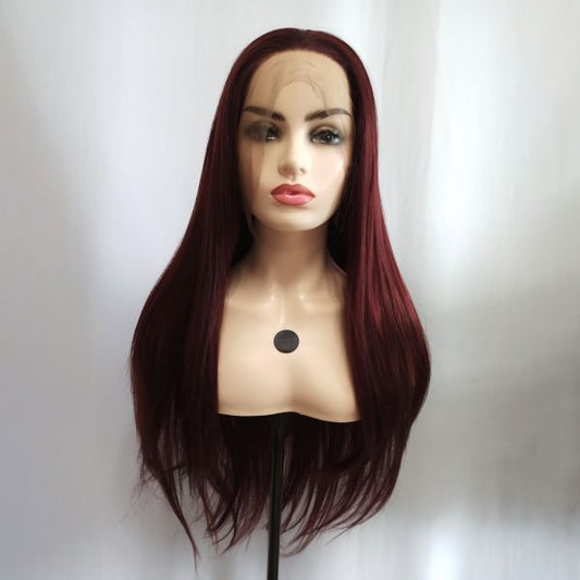 Wig ZADIRA Burgundy Female Long Straight Wig ZADIRA Burgundy Female Long Straight - UABDSM