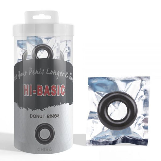 Erection Ring Black Donut Rings 1 Pc Erection Ring Black Donut Rings 1 Pc - UABDSM