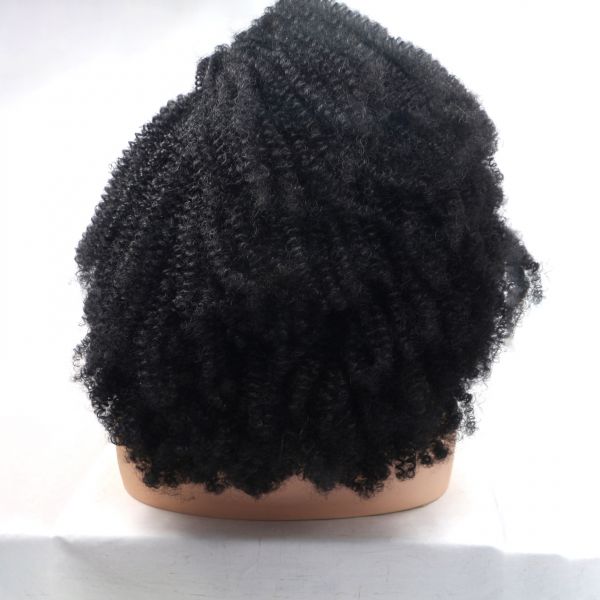 Wig ZADIRA Female Black Curly On A Mesh - UABDSM