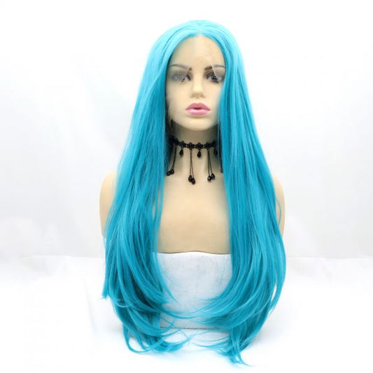 Wig ZADIRA Blue Female Long Straight On A Mesh Wig ZADIRA Blue Female Long Straight On A Mesh - UABDSM