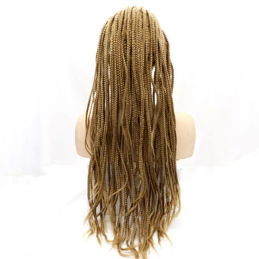 Wig ZADIRA Blond Afro Without Parting For Women Long - UABDSM