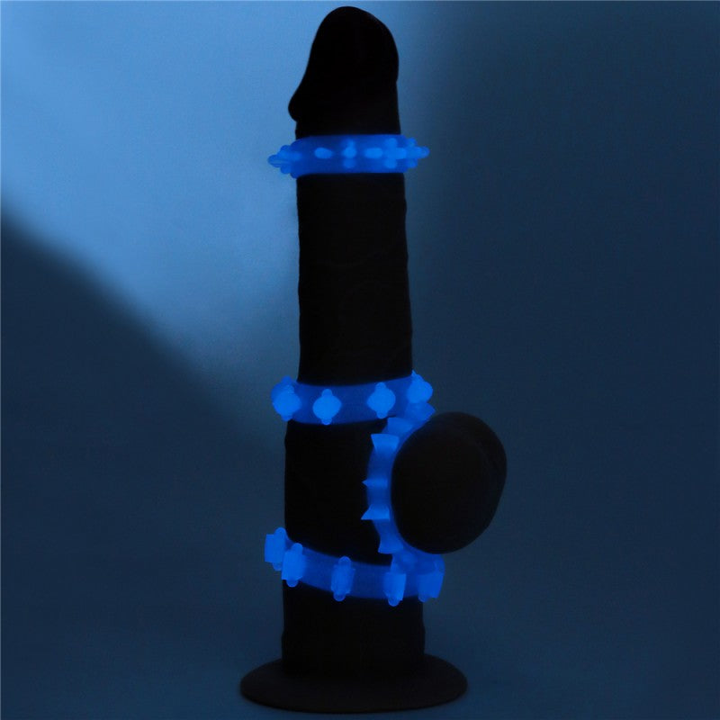 Lumino Play Penis Ring Set - UABDSM