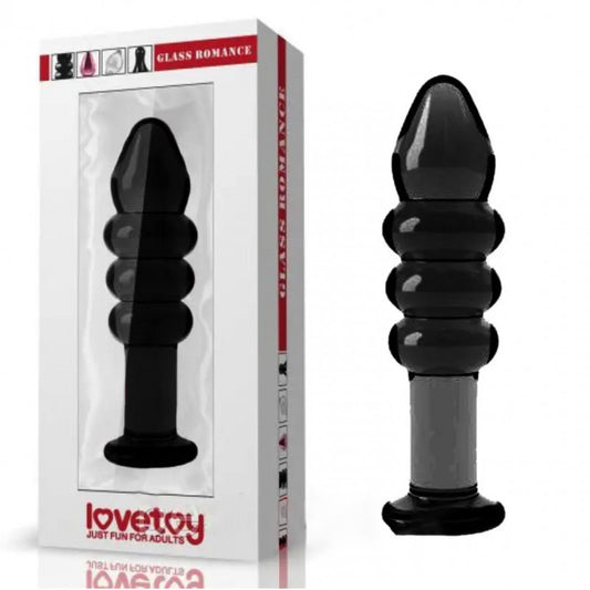 Anal Glass Dildo Black Glass Romance Anal Glass Dildo Black Glass Romance - UABDSM