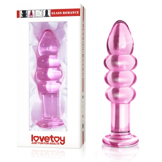 Anal Glass Dildo Pink Glass Romance Anal Glass Dildo Pink Glass Romance - UABDSM