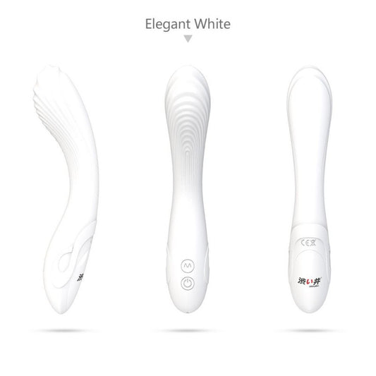 White Flexible Bending G-Spot Vibrator - UABDSM